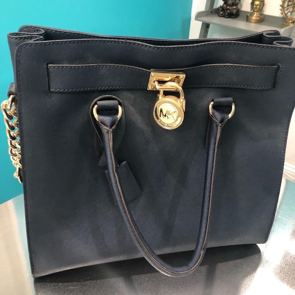 Navy Blue Michael Kors purse
